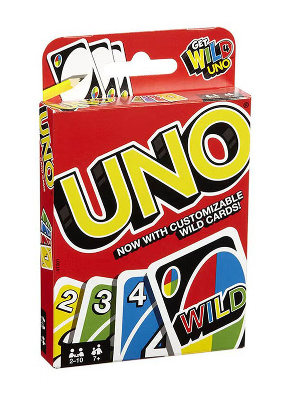 Uno 112-Piece Mattel Playing Card Game, Multicolour