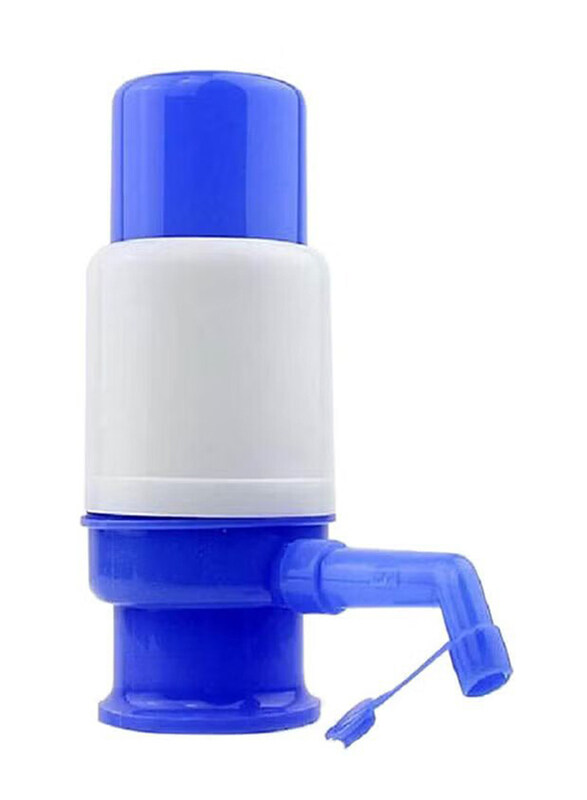 

Generic Water Hand Press Pump, White/Blue