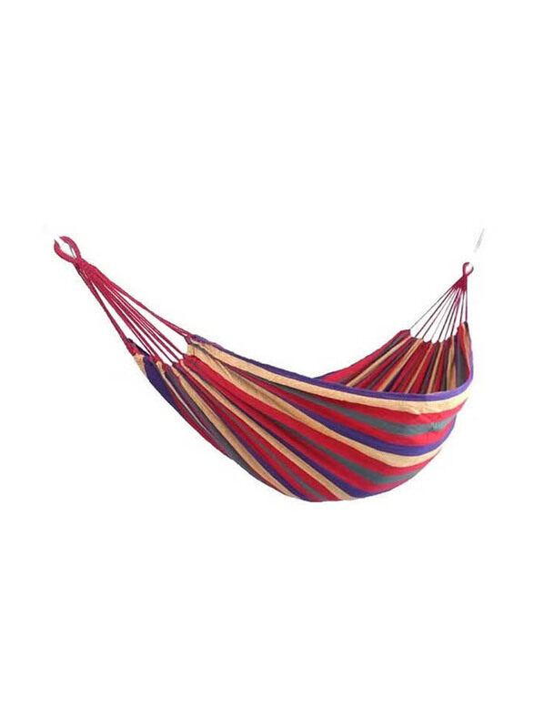 

Generic One Size Portable Canvas Hammock, Red/Yellow/Blue