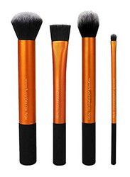 Real Techniques Makeup Brush Set, 4 Pieces, Multicolour