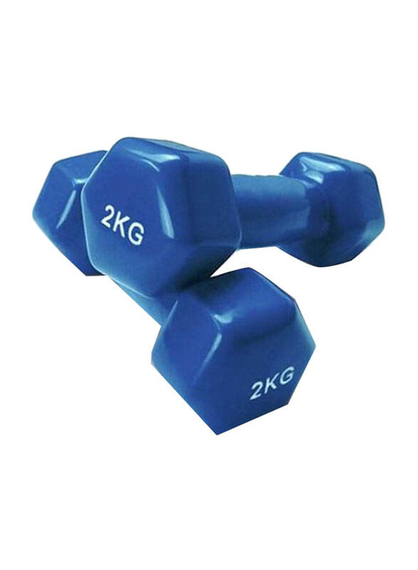 

Generic Double Dumbbells Vinyl, 2 KG, Blue