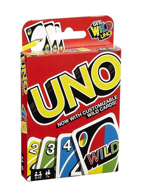 

Uno Get Wild Card Game, Multicolour