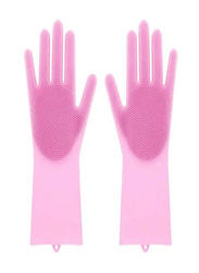 Silicone Scrubbing Gloves, 1 Pair