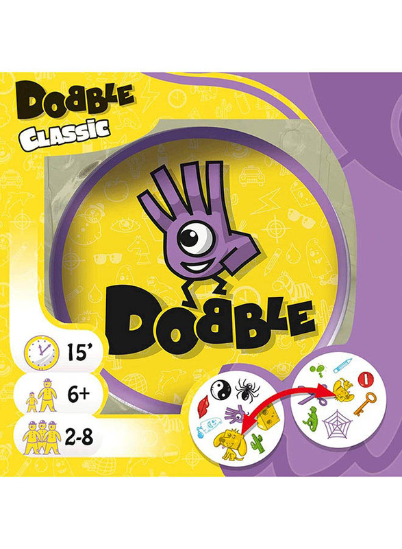 Asmodee Dobble: Animals Card Game, Ages 6+, Multicolour