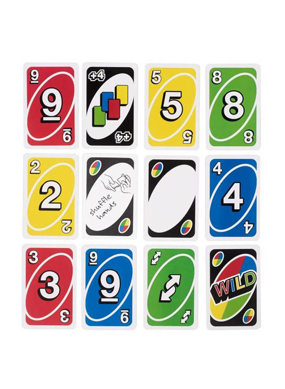 Uno Card Game, Ages 7+, 42003, Multicolour