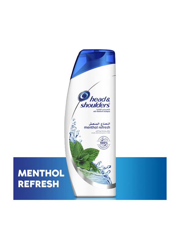 Head & Shoulders Menthol Refreshing Shampoo for All Hair Types, 400ml