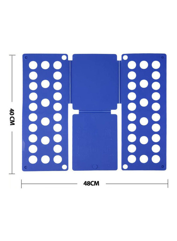 

Generic Clothes Folder Adjustable Board, Blue