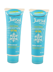 Junsui Whitening Ice Cool Face Wash, 100gm, 2-Pieces