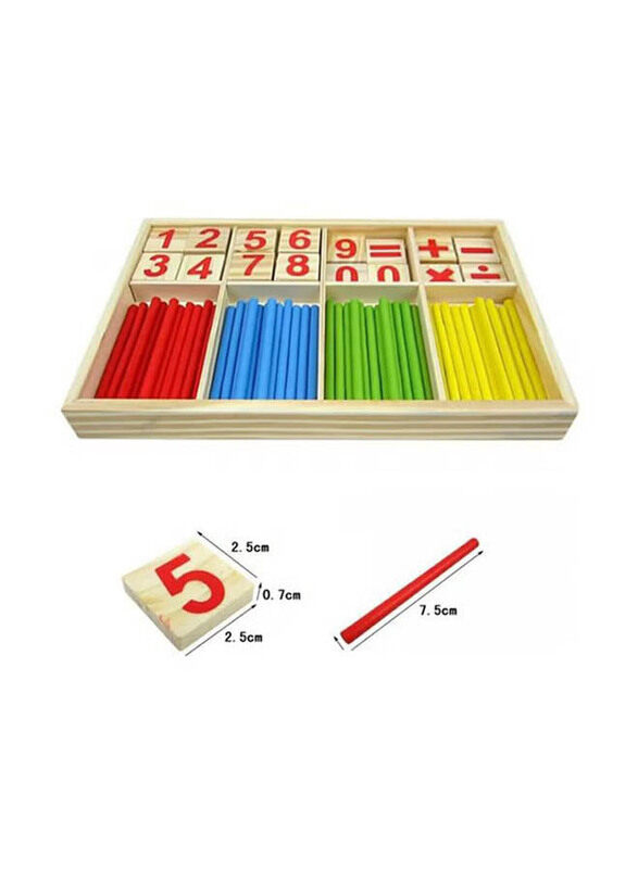 

Generic Montessori Mathematical Intelligence Stick Set, Ages 3+, Multicolour