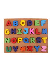 27-Piece Wooden Alphabet Letters Puzzle Toy