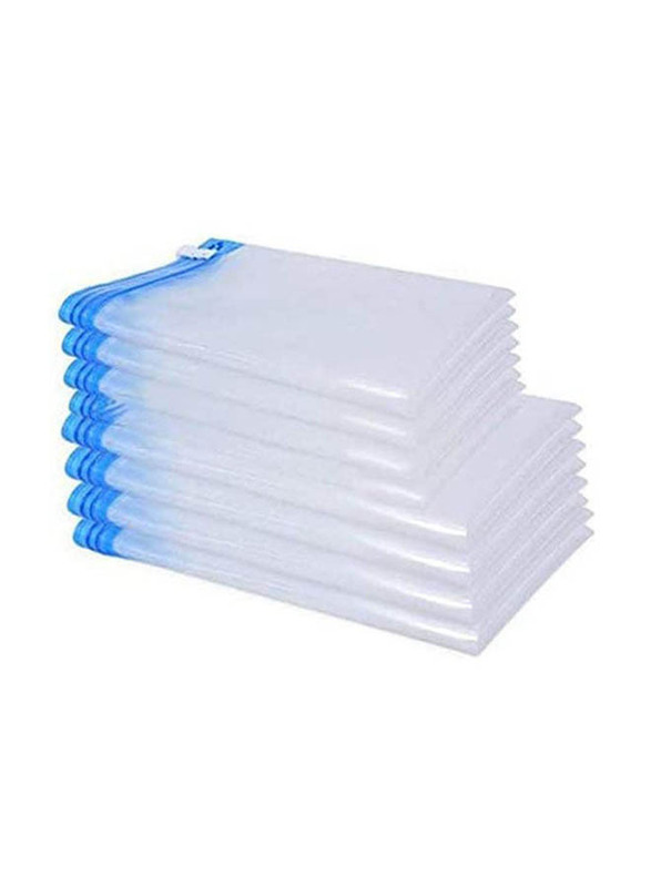 10-Pieces Travel Space Saver Bags Premium Vacuum Seal Storage Bags, Clear