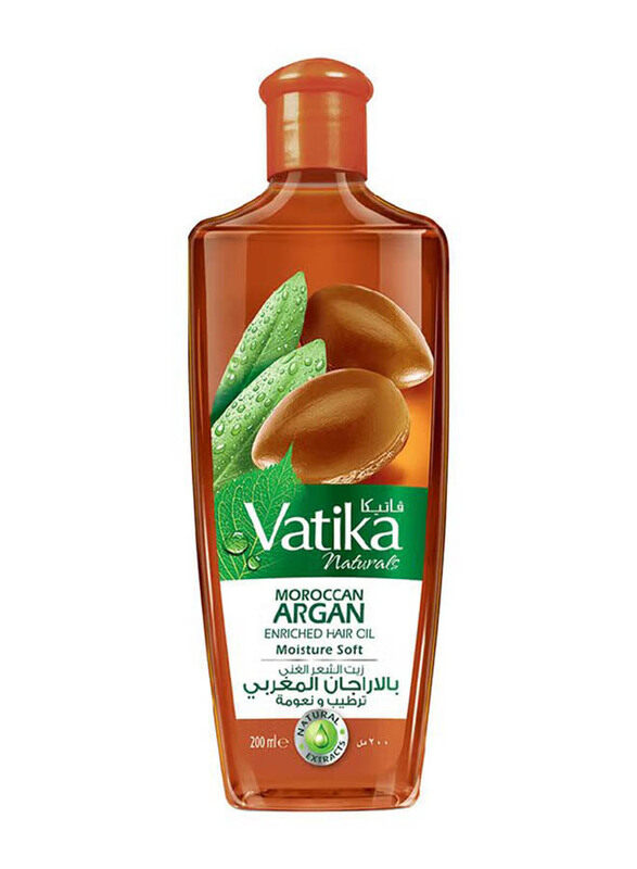 

Vatika Naturals Moroccan Argan Enriched Hair Oil, 200ml