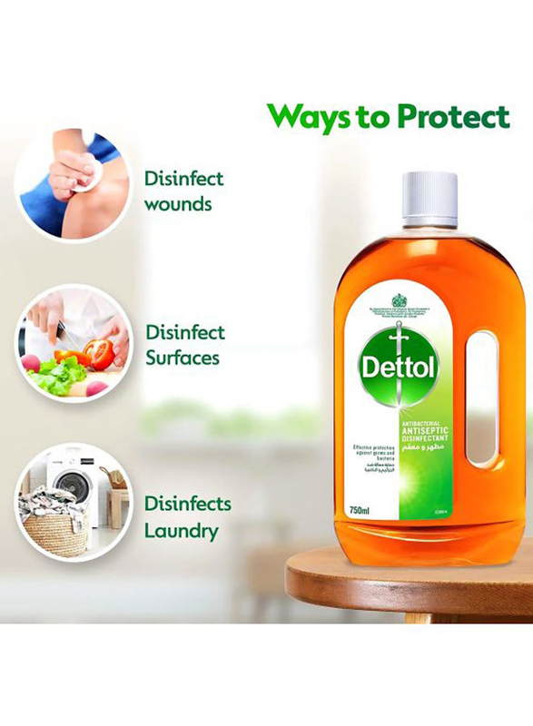 Dettol Anti-Bacterial Antiseptic Disinfectant Liquid, 750ml