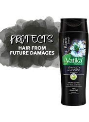 Dabur Vatika Black Seed Shampoo for Damaged Hair, 200ml