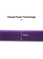 Holahoney Foldable Yoga Mat, 183 x 61cm, Purple