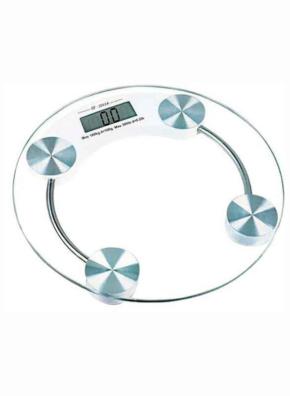 

Generic Premium Digital Glass Round Weight Scale, Clear