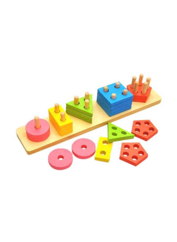 

Sharpdo Geometric Shape Sorting Puzzle Board, Ages 3+, 527980