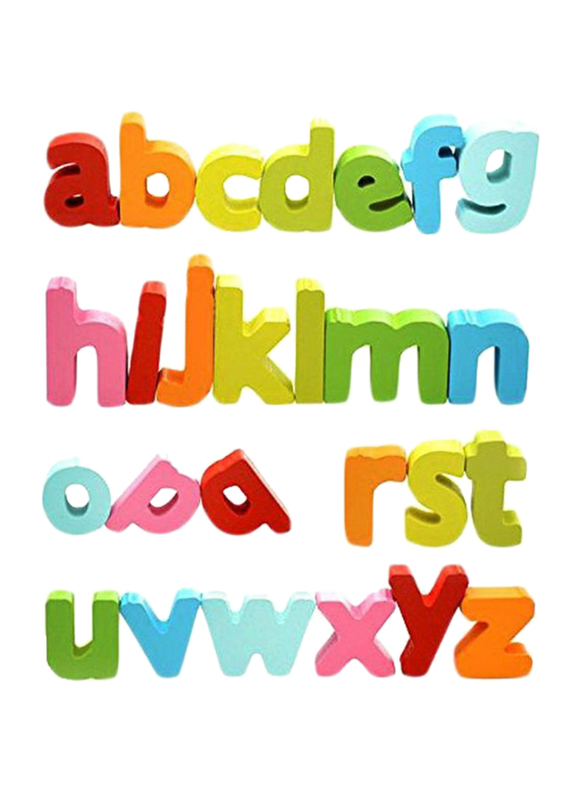 Toyshine Wooden English Small Letters Puzzle Toy