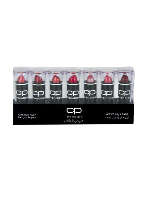 CP Trendies 7-Piece Lipstick Box,  Multicolor
