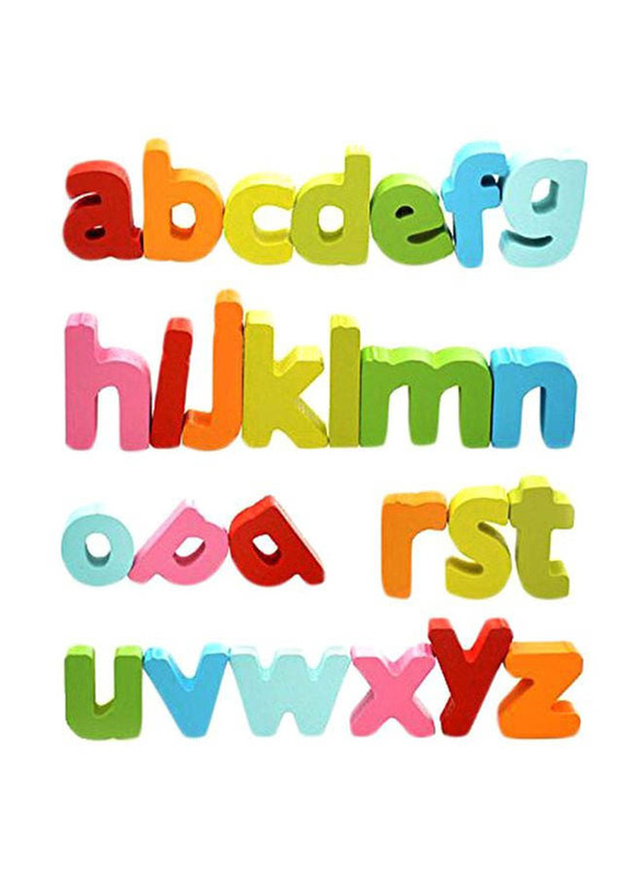 Toyshine Wooden English Small Letters Puzzle Toy, Ages 2+, B07FB4TSV9
