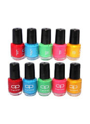 CP Trendies 10-Piece Nail Polish Set, Multicolour