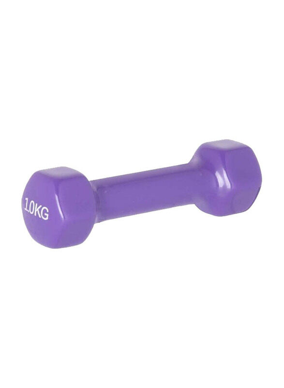 

Generic Rubber Exercise Training Dumbbell, 1 KG, Purple