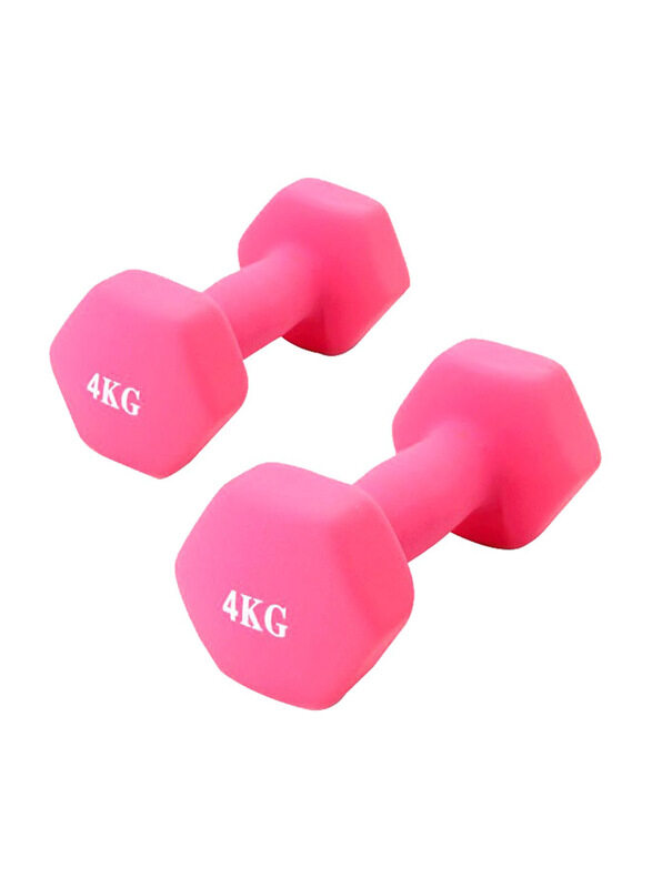

Generic Strenght Training Dumbbells Set, 2 x 4 KG, Pink