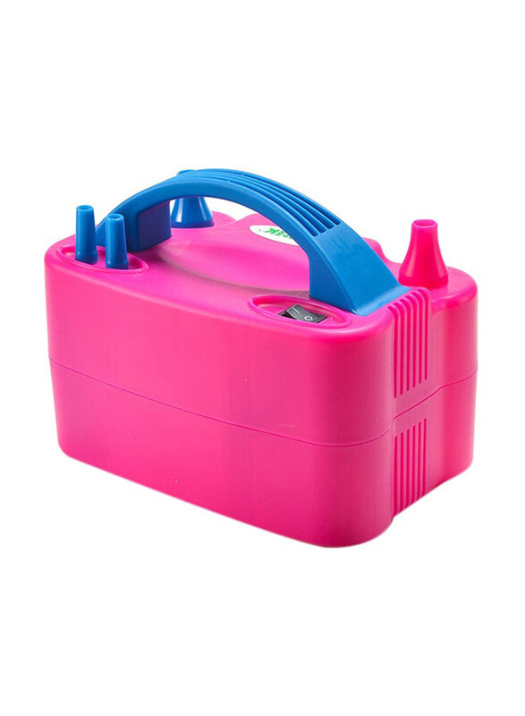 

Generic Electric Balloon Blower Air Pump, 25867411744.0, Pink/Blue