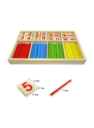 LW Wooden Counting Sticks Toy Set, Ages 2+