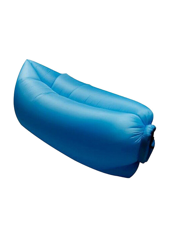 

Generic Nylon Self-Inflating Blow Air Bed, 100023IABB, Blue