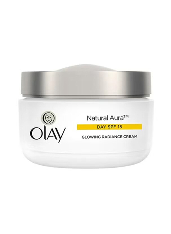 Olay Natural Aura Glowing Radiance Day Cream SPF 15, 50gm