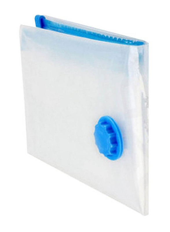 

Generic Vacuum Compression Seal Storage Pouch, YY2029601, Clear/Blue