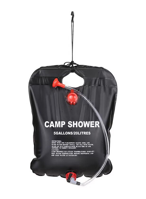 

Generic Portable Camp Shower Bag, 20 Liters, Black
