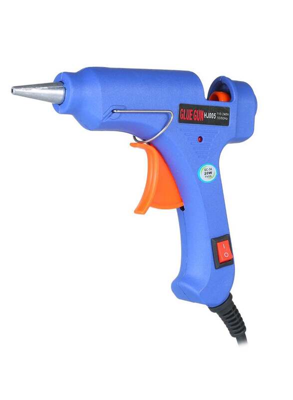 Multifunctional Adjustable Melt Glue Gun Machine, HJ005, Blue/Orange