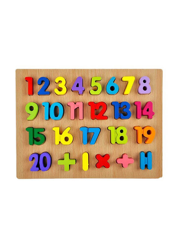 Numeric Numbers Educational Puzzle Board Toy, Ages 3+, Multicolour