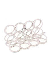 28 Loop Scarf Hanger, White