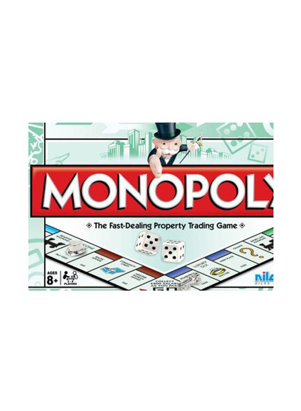 Nilco Monopoly Trading Board Game, Ages 8+, Multicolour