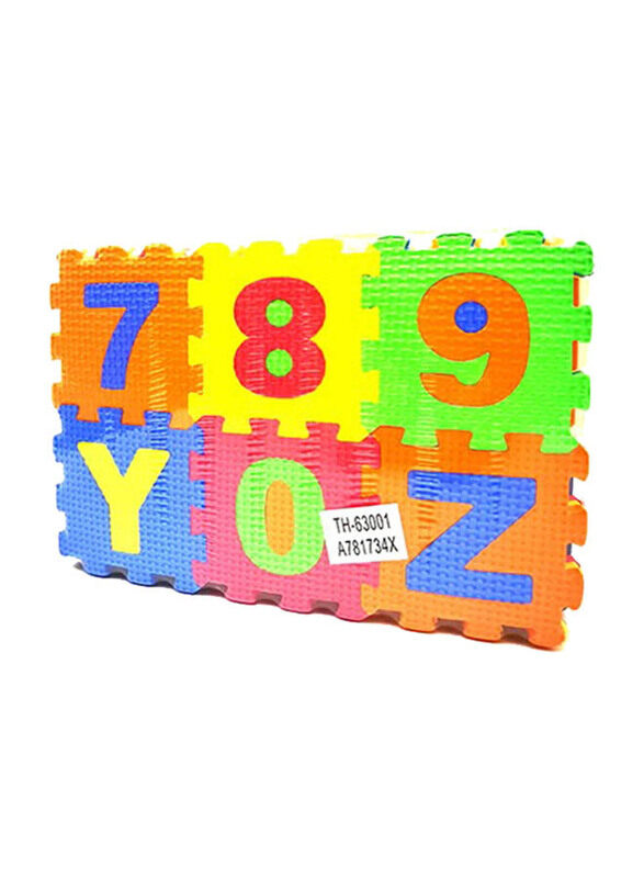 

Generic 36-Piece Number Alphabet Puzzle Foam Mat, Multicolour, Ages 3+
