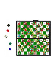 Margoun Magnetic Foldable Snakes and Ladder Board Game, Ages 5+, Multicolour