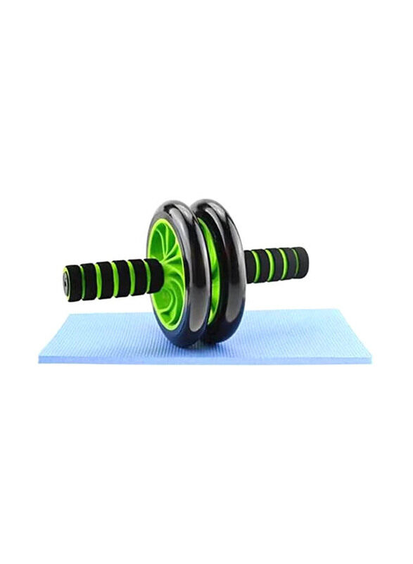 

Ab Wheel Dual Wheel Ab Roller with Pull Rope, Multicolour