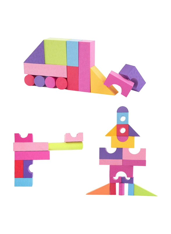 Gobuy Foam Building Blocks Toy Set, 50 Pieces, Ages 3+