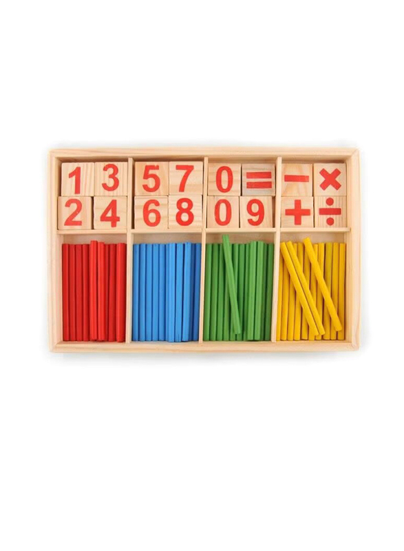 Wooden Number Stick Kit, Multicolour, Ages 3+