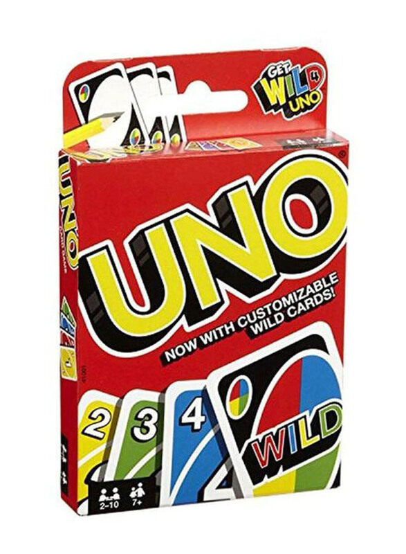 

Generic Get Wild 4 Uno Card Game, Ages 7+, 42003, Multicolour