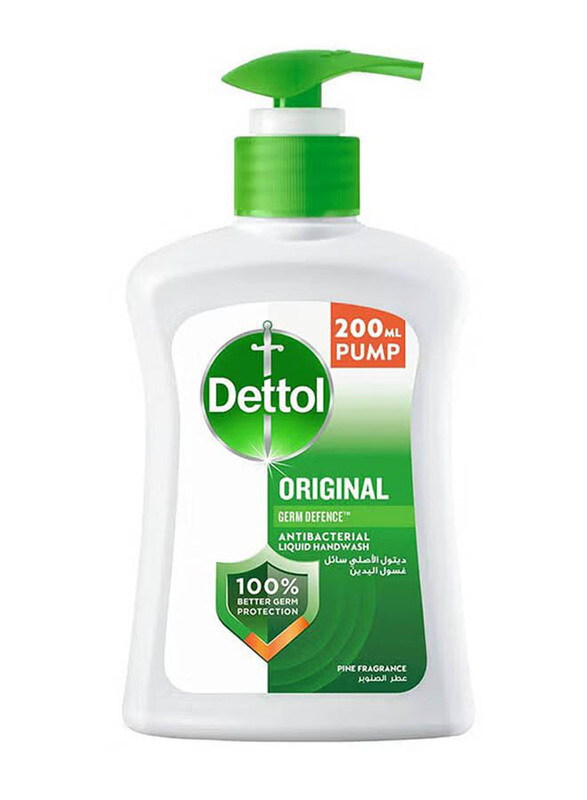 Dettol Original Antibacterial Handwash Liquid Soap, 200ml