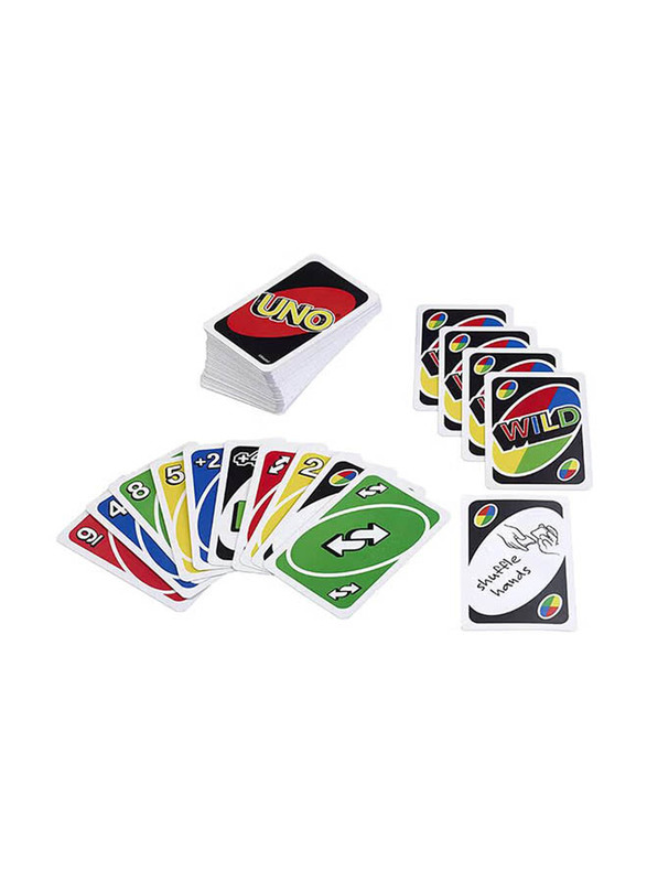 Uno Mattel Playing Card Game, MAT41001M, Ages 7+