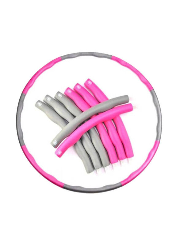 

General Detachable 8-Section Hula Hoop, Pink/Grey