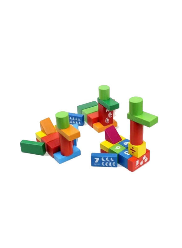 Numbers Stacking Blocks Set, 50 Pieces, Ages 3+