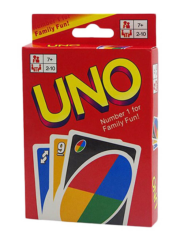 Uno Family Fun Card Game, Ages 7+