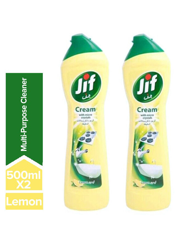 

JIF All Purpose Lemon Cleaner Cream, 2 x 500ml