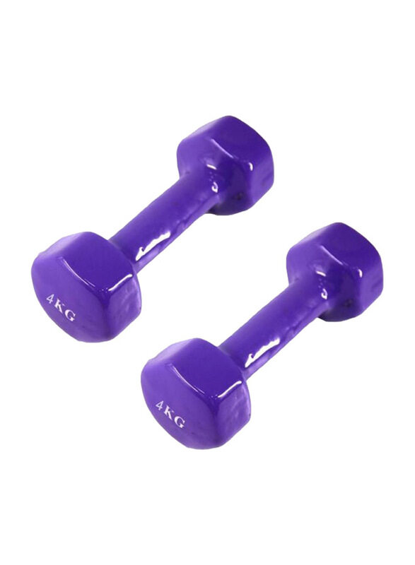 

Generic Dumbbell Set, 2 x 4 KG, Purple